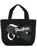 Facetasm Logo Small Shopper Tote Bag In Blue