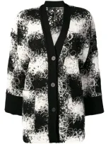 Pierantoniogaspari Buttoned Up Cardigan In Black