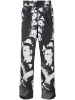 Chinatown Market Graphic Print Trousers In Black