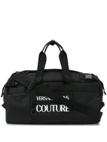 Versace Jeans Couture Logo Print Backpack In Black