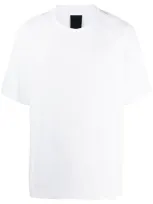 Juunj Sleeve Pocket Round Neck T-shirt In White