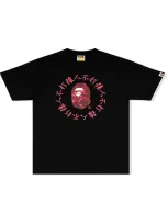 A Bathing Ape Colour Camo Kanji T-shirt In Black