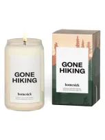 Homesick Memory Collection Gone Hiking Candle In White