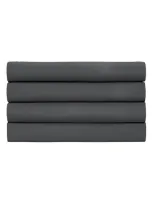 Southshore Fine Linens 4 Piece Pillow Case Set In Slate