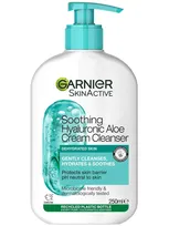 Garnier Skin Active Hyaluronic Aloe Soothing Cream Cleanser 250ml In White