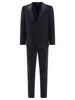 Dolce & Gabbana Luxurious Blue Three-piece Suit For Men