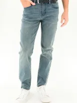 Devil-dog Dungarees Slim Fit Jeans In Light Stone