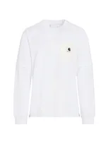 Sacai White Carhartt Wip Edition Long Sleeve T-shirt