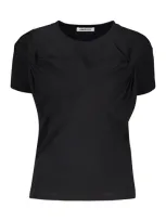 Ambush Twist Detail Crew-neck T-shirt In Nero