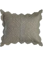 Amity Home Standard Zella Sham In Gray