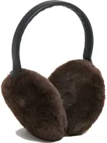 Apparis Esme Faux Fur Earmuffs In Brown