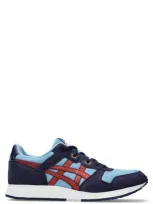 Asics ® Lyte Classic™ Athletic Sneaker In Harbor Blue/burnt Red