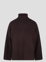 Be You Turtle Neck Sweater In Brown