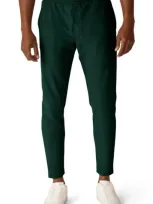 Beyond Yoga Take It Easy Athletic Pants In Dark Spruce Green Heather