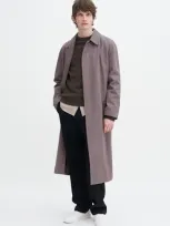 Filippa K Cotton Gabardine Car Coat In Purple