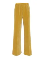 Forte Forte Corduroy Flared Trousers In Yellow