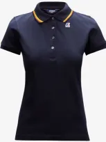 K-way Polo Jeaninne In Blue Depth