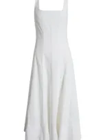 Lilly Pulitzer Calina Linen Midi Dress In Resort White