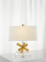 Lucas + Mckearn Jackson Square Table Lamp In Gold