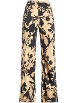 Shona Joy Lai Slim Trousers In 黑色