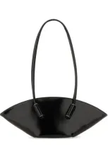 Themoirè Olympia Shoulder Bag In Black