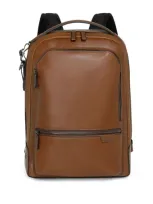 Tumi Harrison Leather Backpack In Brown