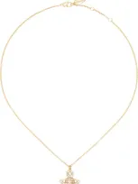 Vivienne Westwood Gold Carmela Bas Relief Pendant Necklace