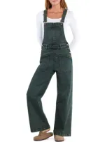 Wash Lab Denim Harriet Denim Overalls In Herb Green