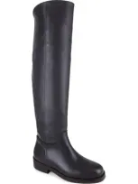 Ziginy Sansa Knee High Boot In Brown