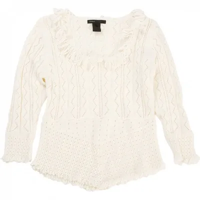 Pre-owned Marc Jacobs White Wool Knitwear