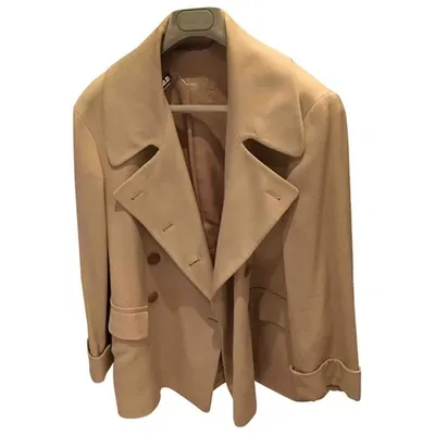 Pre-owned Jil Sander Wool Blazer In Beige