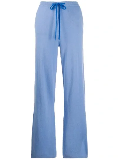 Chinti & Parker Knitted Jogger Trousers In Blue