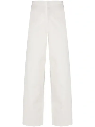 Lvir Tailored High-rise Trousers In White