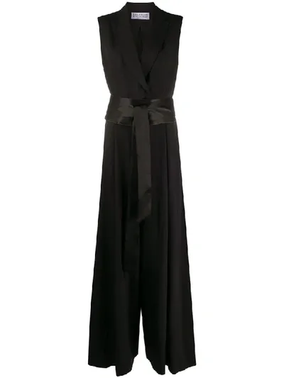 Brunello Cucinelli Sash Belt Jumpsuit In Black