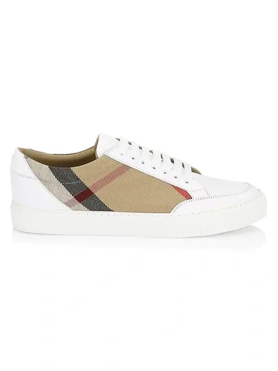 Burberry Sneakers Vintage Check In White