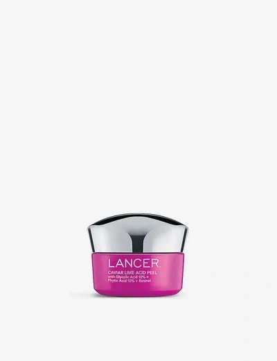 Lancer Caviar Lime Acid Peel With Glycolic Acid 10% + Phytic Acid 10% + Retinol 1.7 Oz. In Colorless