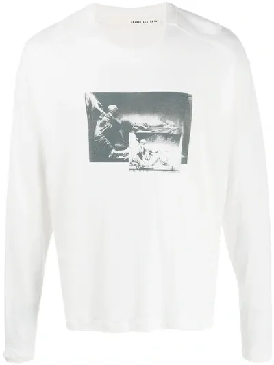 Isabel Benenato Photo Print T-shirt In White