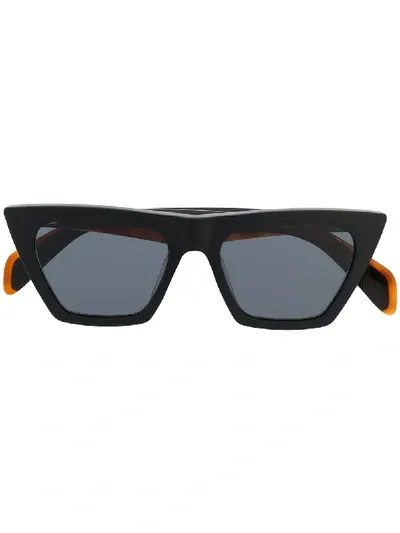 Rag & Bone Eyewear Cat-eye Frame Tinted Sunglasses In Schwarz