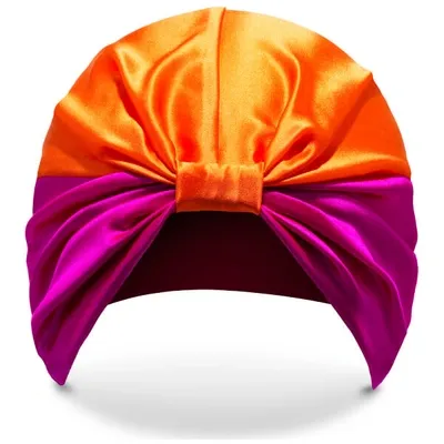 Silke London Silke Hair Wrap The Poppy - Pink And Orange