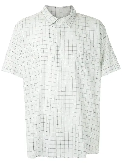 Osklen Rough Grid Riva Shirt In White