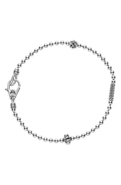 Lagos 2.5mm Icon Sterling Silver Ball Chain Bracelet