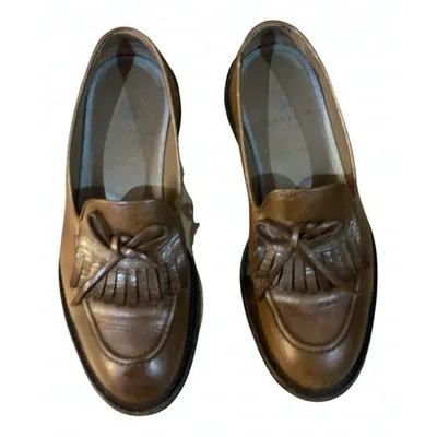 Pre-owned Brunello Cucinelli Leather Flats In Brown