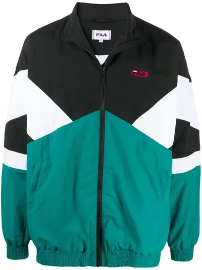 Fila Balint Woven Sports Jacket In Green