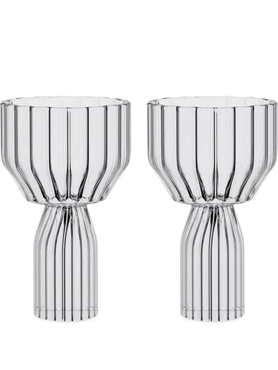 Fferrone Design Margot Glass Set In Neutrals