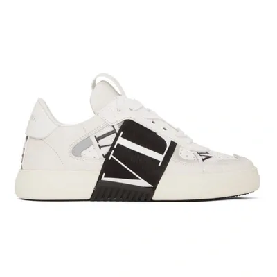 Valentino Garavani Vl7n Logo-print Strap Sneakers In White