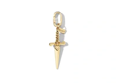 Quay Dagger Charm In Gold