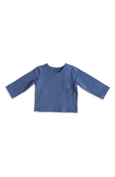 Pehr Babies' Snap Cardigan In Medium Blue