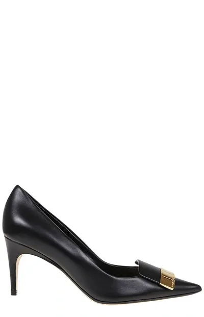 Sergio Rossi Sr1 Pointed In Black