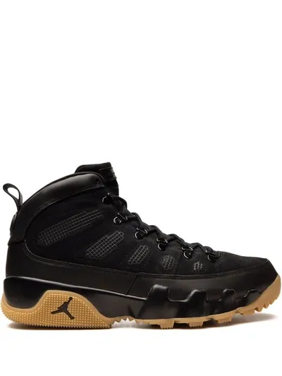 Jordan Air  9 Boots In Black/multi/brown