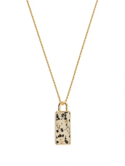 Missoma Mens Gold 18ct Yellow-gold Vermeil Sterling-silver And Dalmatian Chain Necklace